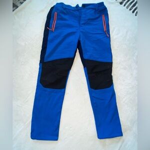 Kids Snow Ski Pants Waterproof Outdoor Hiking Pants Warm Fleece Lined Trousers